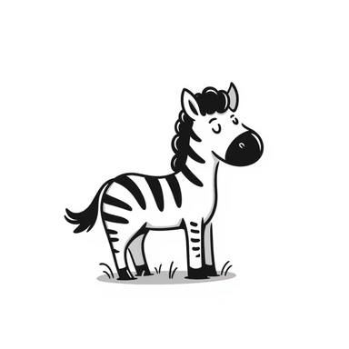 Zebra sticker