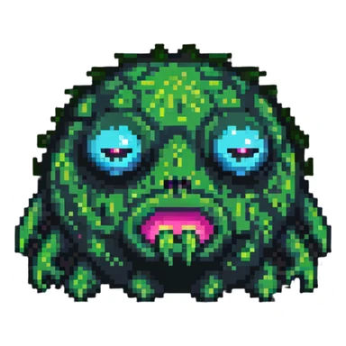 Blob monster with one eye sticker