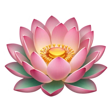 lotos emoji, a slight glow
acceptable сolors: #7da2d1 #F4EDE2 #AFC9E8 sticker