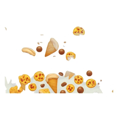 Ice cream pizza  sticker