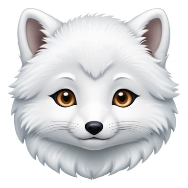 Baby arctic fox  sticker