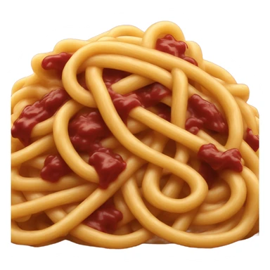 Spaghetti with burgundy sauce  sticker