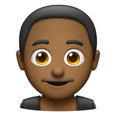 Emoji con cachos sticker