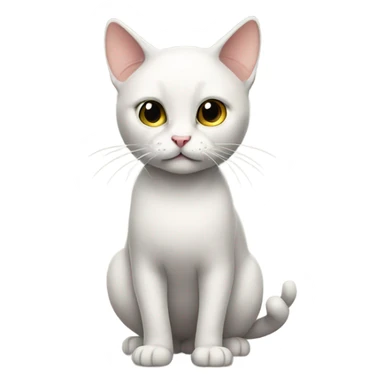 Cat standing like a human sticker