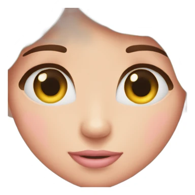 Blush heart eyes emoji sticker