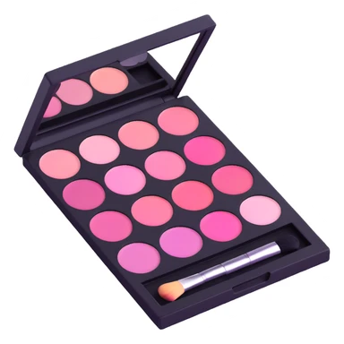 pink makeup palette sticker