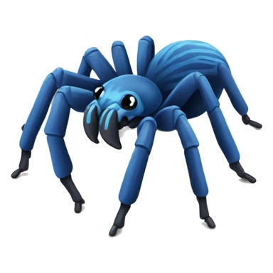 Blue tarantula ￼ sticker