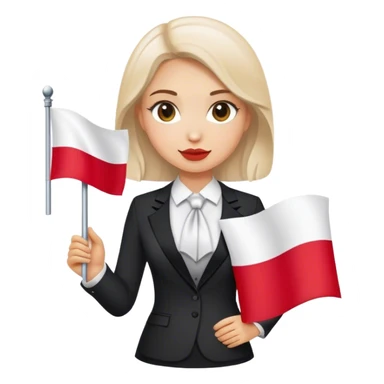 nationalist nationalist nationalist patriot patriot polish woman formal poland flag sticker