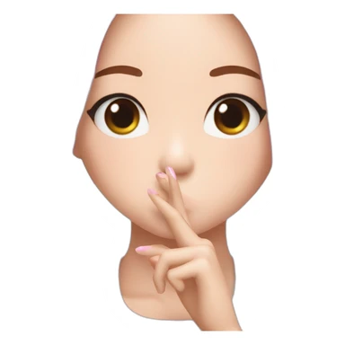 Jennie from blackpink kpop group blowing a kiss sticker