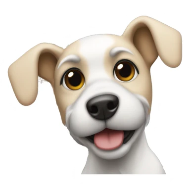 Dog on Eiffel tower sticker