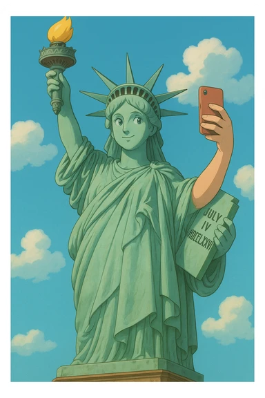 takes a selfie sticker