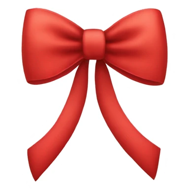 Red bow sticker