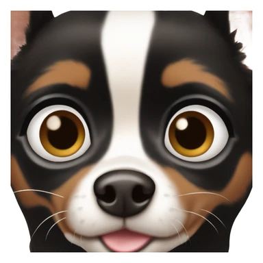 Beautifull Chihuahua black and brown  sticker