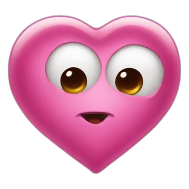 coeur avec des yeux sticker