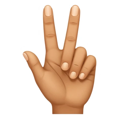 اصبع البنصر موجه نحو الأمام sticker