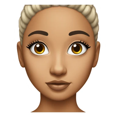 Ariana grande but if she had way to much sunburn  sticker