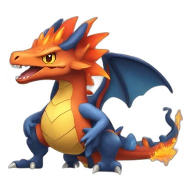 Dracaufeu pokemon sticker