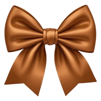 laço marrom sticker