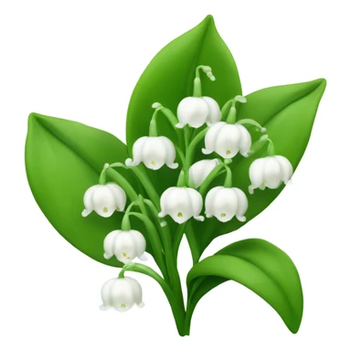Lilly of the valley sticker
