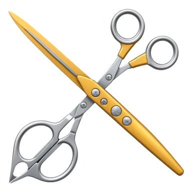 mac os cut scissors sticker