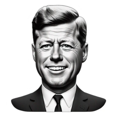 John F. Kennedy sticker