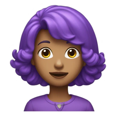 Un caca violet sticker