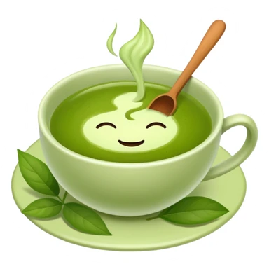 matcha tea sticker