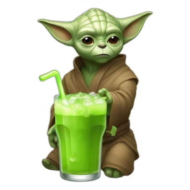 yoda drink a bear sticker