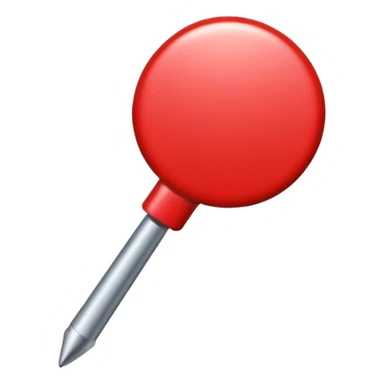 Epingle rouge sticker