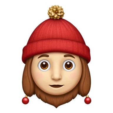 Crea un emoji de un tió de Nadal sticker