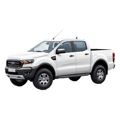 Ford Ranger - Ford (Model Year: 2024) (Iconic colour: White) sticker