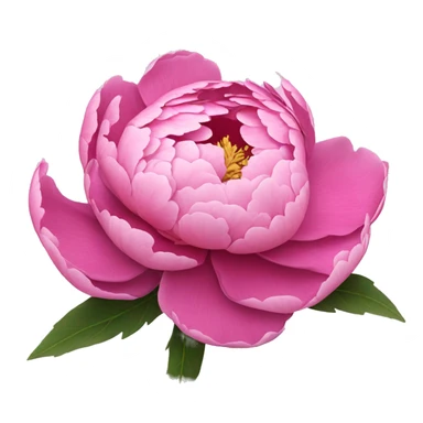 A beautiful pink peony that blooms sticker