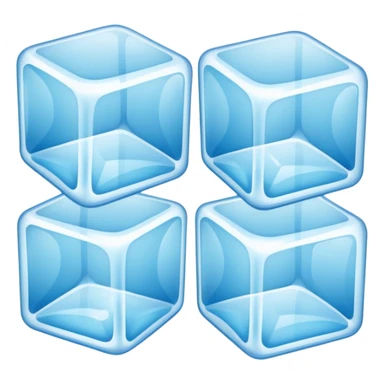 Ice cubes sticker