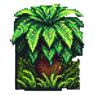 blocky minimal square pixel art Minecraft grass block, very simple shapes sticker