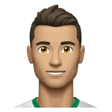 CR7 hald the WM Titel sticker