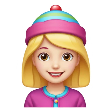 candy hatted girl sticker