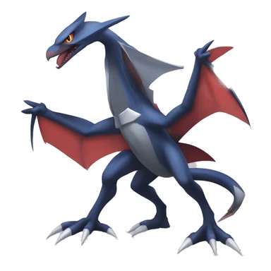 Edgy Cool Nargacuga-Noivern-Latias-Garchomp-Pokémon Full Body sticker