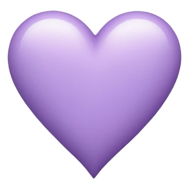 pastel purple heart sticker
