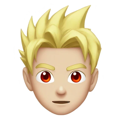 Goku with red eyes sticker