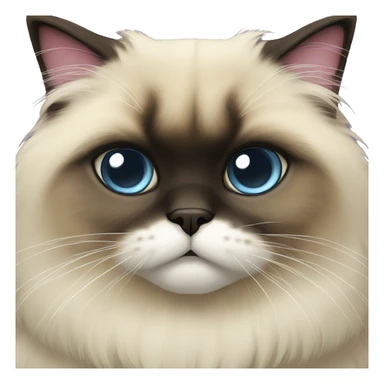 himalayan cat  sticker