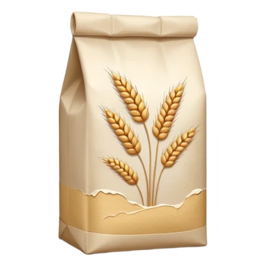 Wheat flour in package  sticker