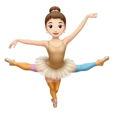 Crea un emoji de ballerina capuchina sticker