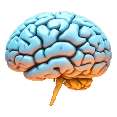 Brain with neuro sticker