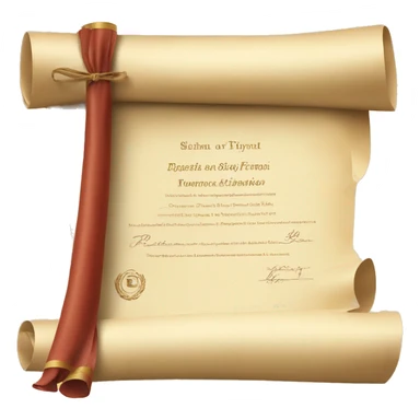 diploma scroll sticker