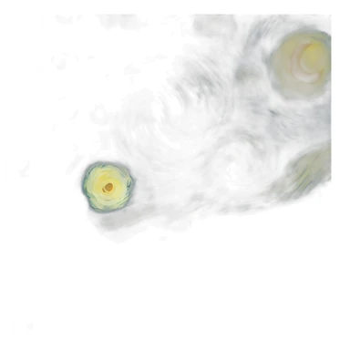 the starry night sticker