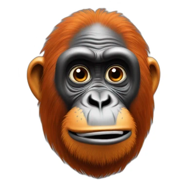 orang outan sticker