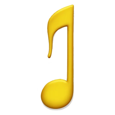 a yellow quavers musical note sticker