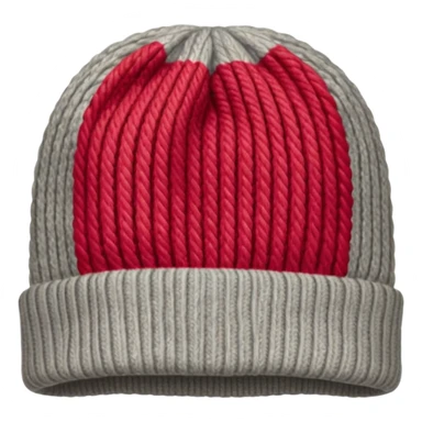 Winter Knit Hat gray sticker