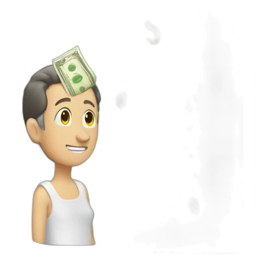 money shower sticker