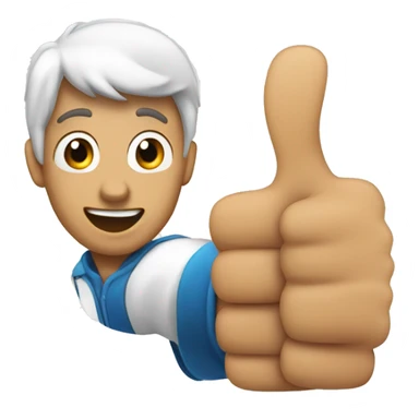 Ishow speed doing the thumbs up gesture sticker